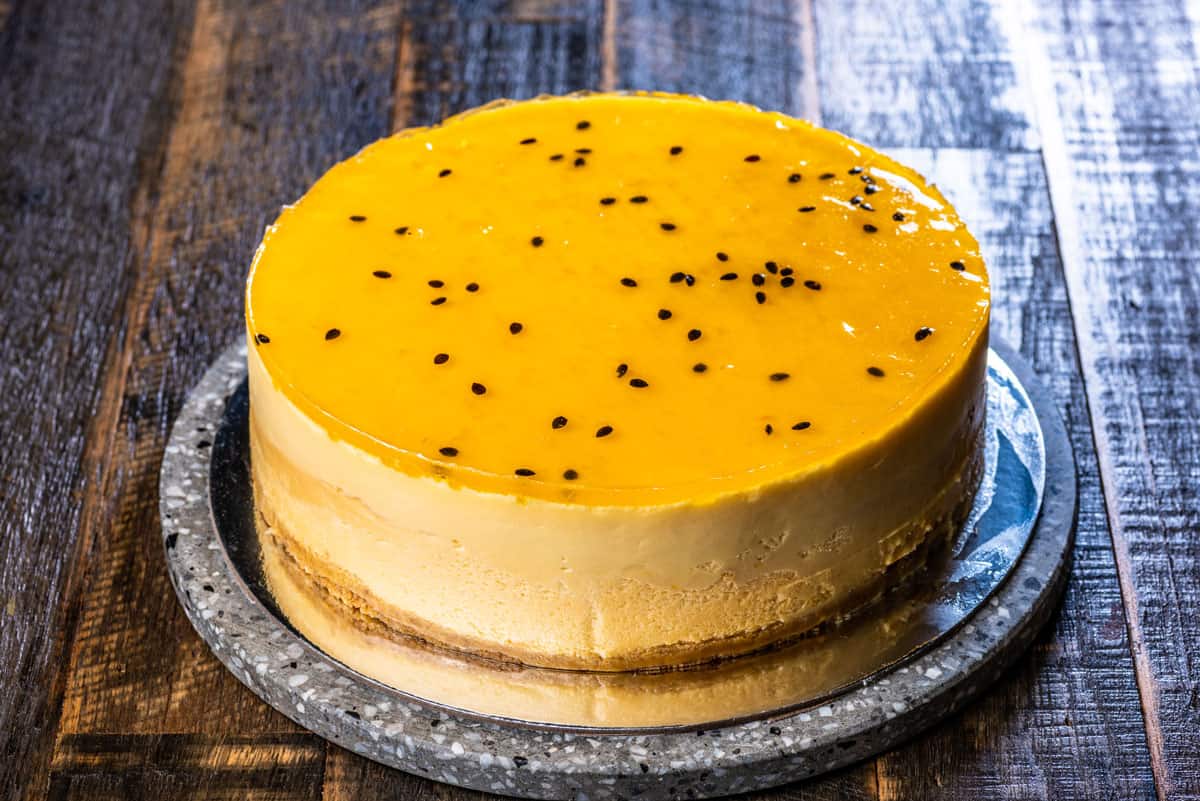 Así se Prepara el Cheesecake de Maracuyá a la peruana Sin Horno